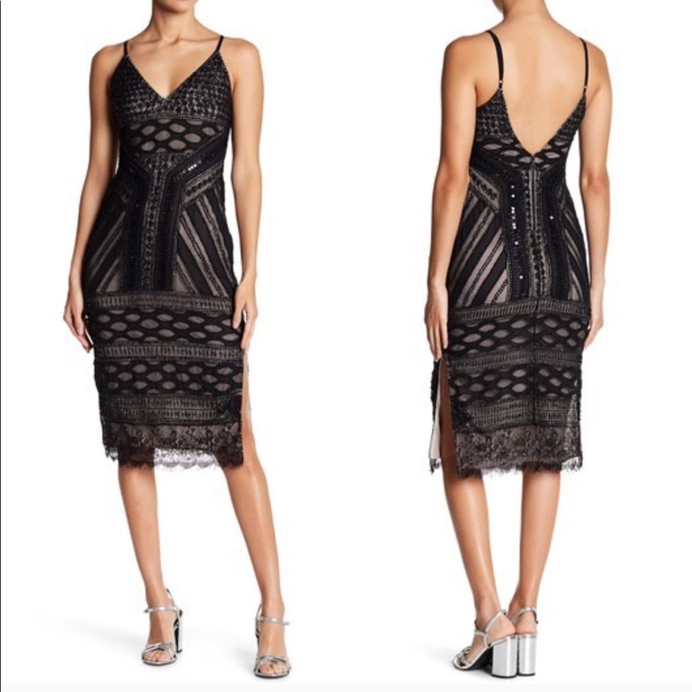 ❌SOLD❌ Alice + Olivia “Silvia” Embellished Dress - Picture 1 of 8